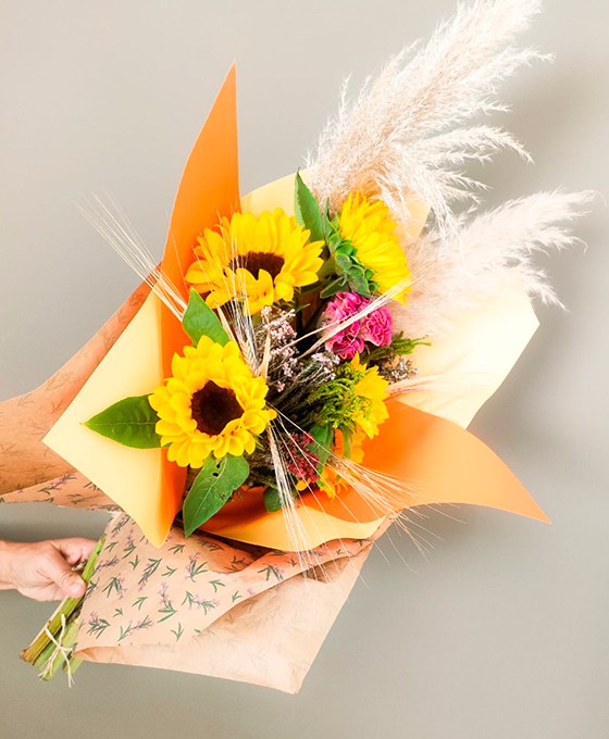 Ramo de Girasoles para enviar en Vitoria Gasteiz