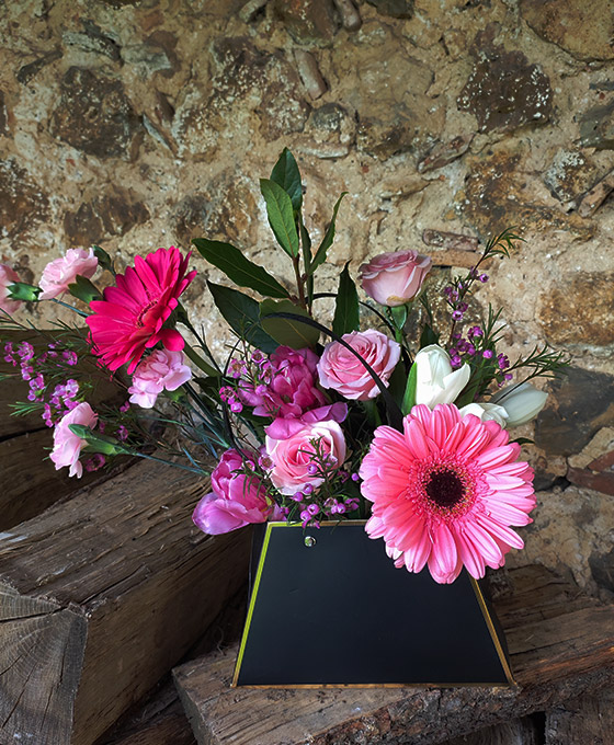 Bolsa de flores para regalar