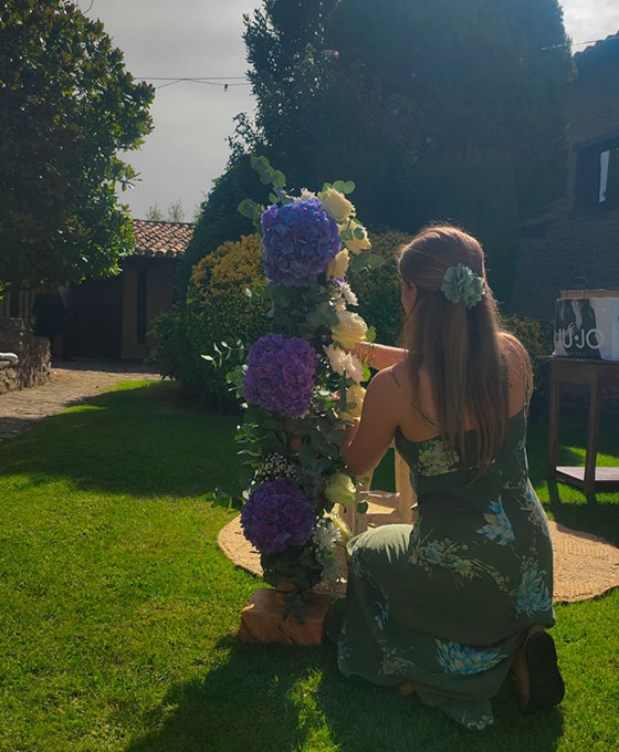 floristería especializada en bodas