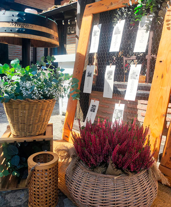 decoración floral bodas