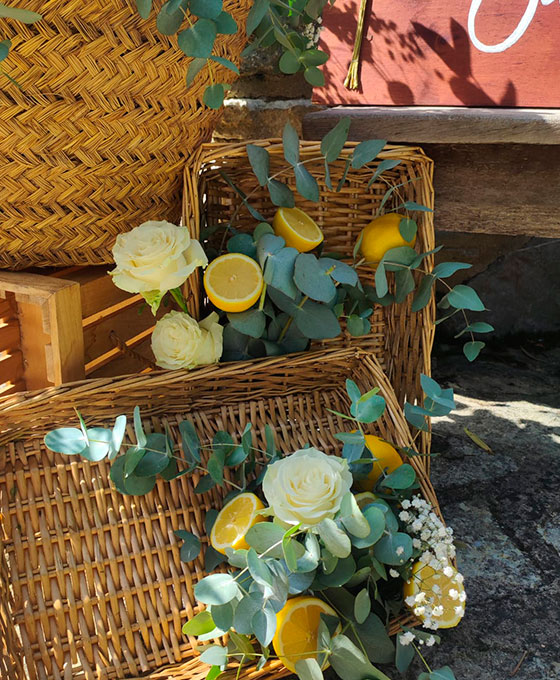 centros de mesa florales para bodas en España